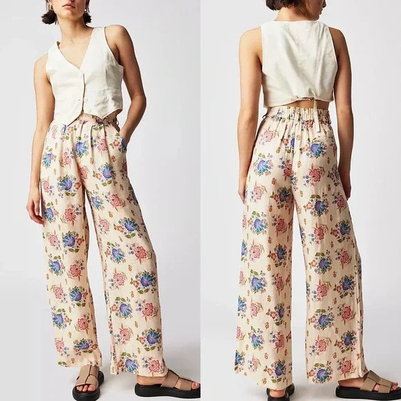 Spell Solstice Linen Set Blouse and Pants - Picture 3 of 16